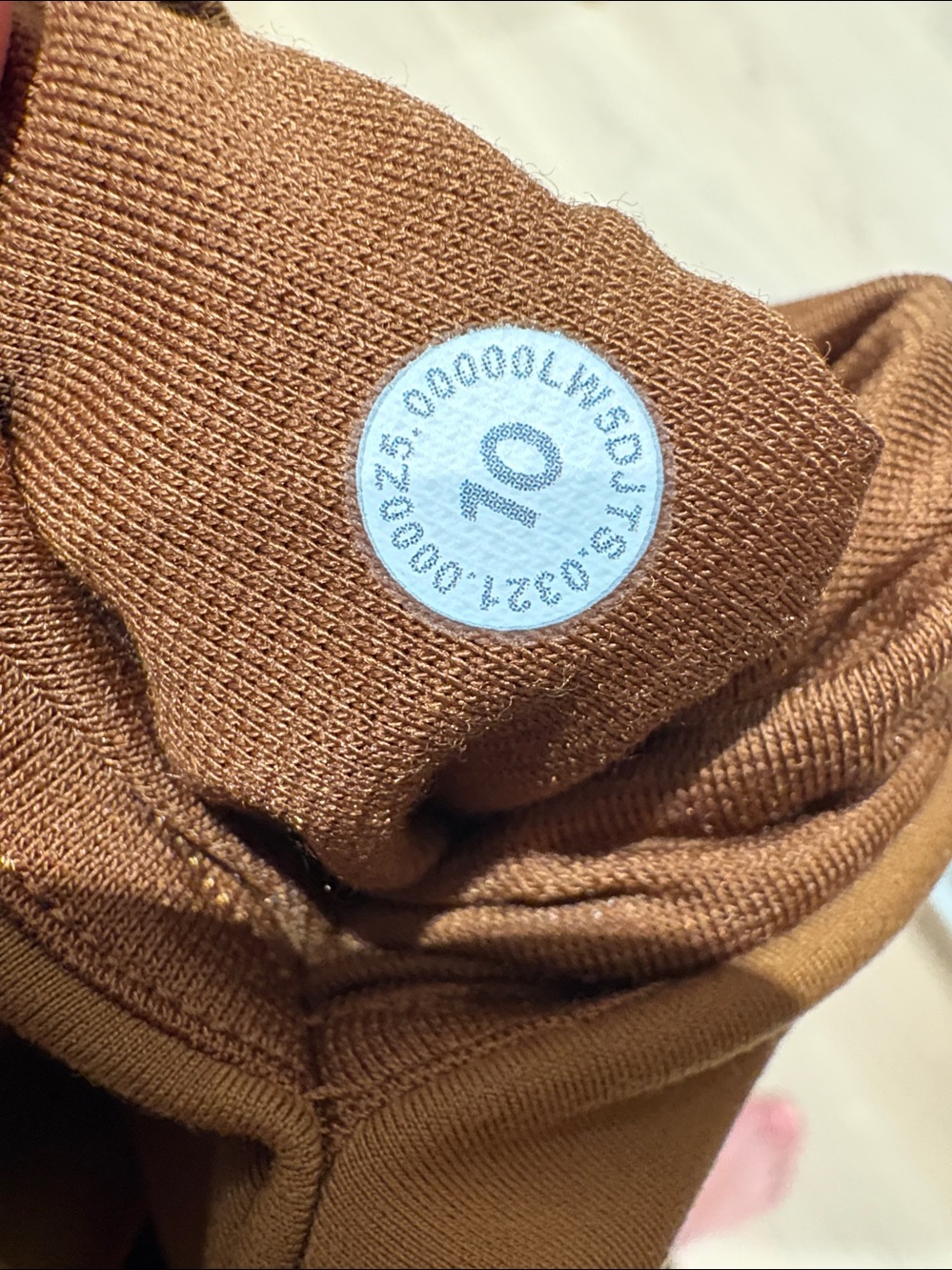 lululemon athletica High-Rise Crop Leggings in Rust Brown - Picture 9 of 9